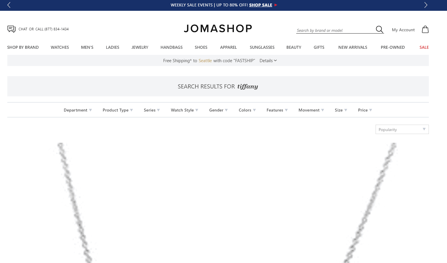 Jomashop折扣代碼2024-jomashop獨立日精選Tiffany & Co蒂芙尼48折起促銷滿額立減